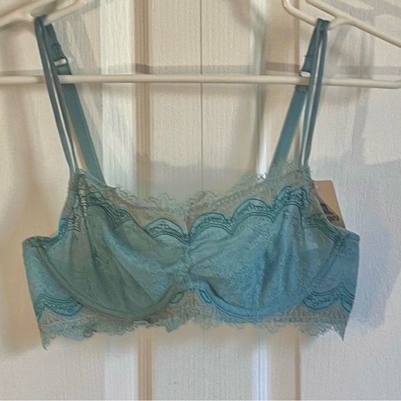 Wacoal: NWT: b.tempt’d by Wacoal: Wink Worthy Bralette, Blue: Size M, 34B - Picture 3 of 10